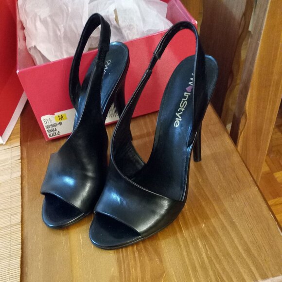 Sandal Black Heels 5.5 Nine West - Picture 7 of 7